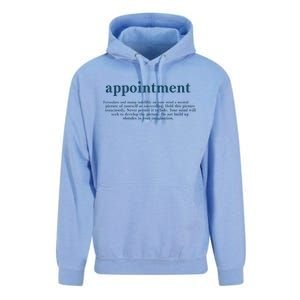 Appointment Formulate And Stamp Indelibly On Your Mind Unisex Surf Hoodie