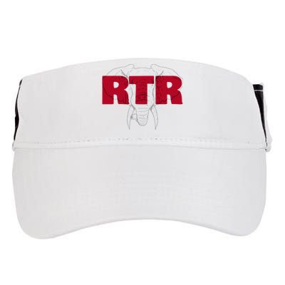 Alabama Football Athletics Elephant RTR Tailgate Adult Drive Performance Visor