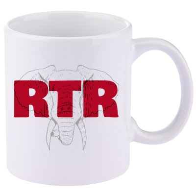Alabama Football Athletics Elephant RTR Tailgate 11oz C Handle Ceramic Mug