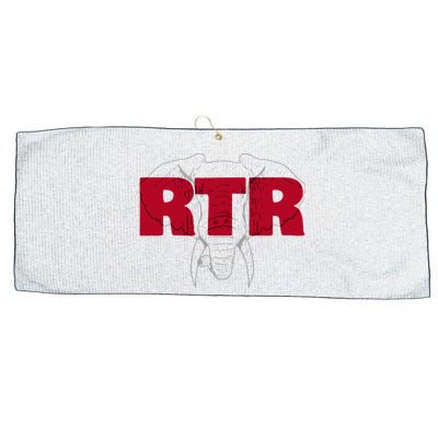 Alabama Football Athletics Elephant RTR Tailgate Large Microfiber Waffle Golf Towel