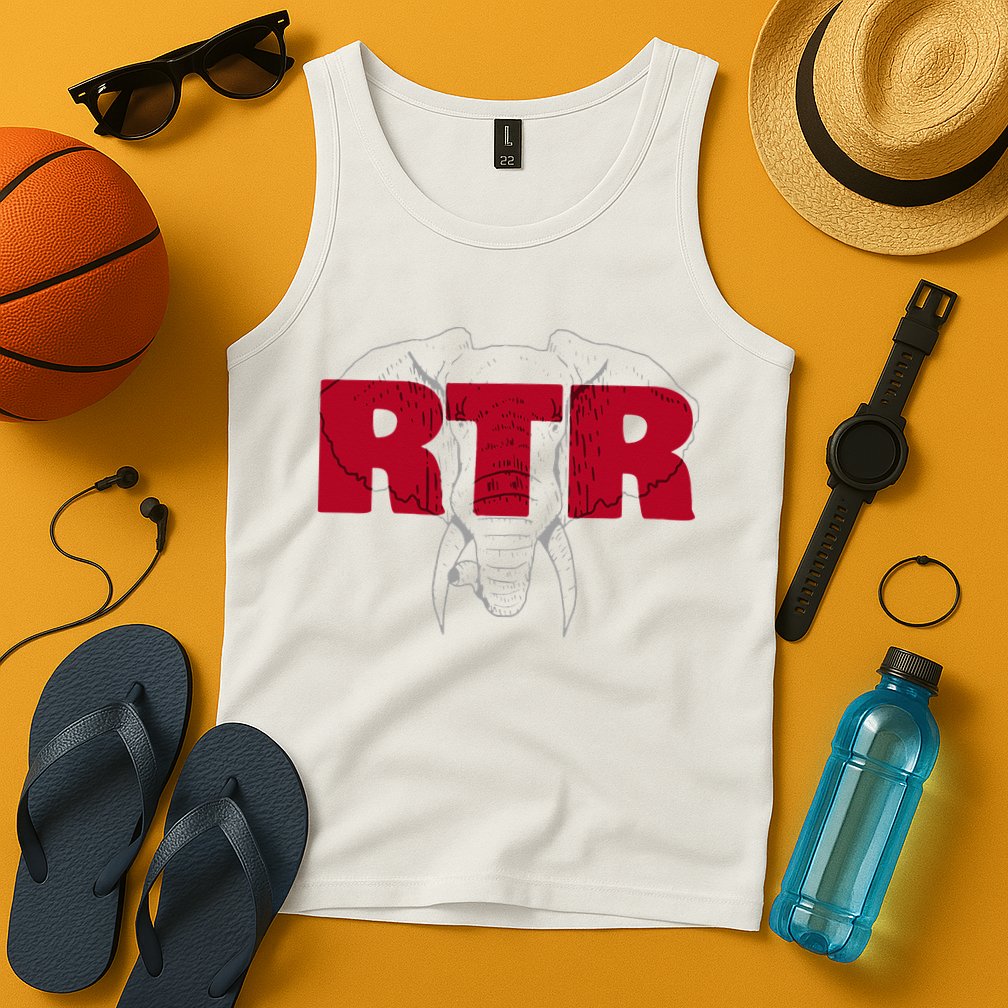 Alabama Football Athletics Elephant RTR Tailgate Tank Top