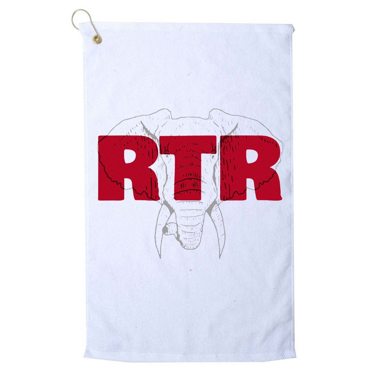 Alabama Football Athletics Elephant RTR Tailgate Golf Towel