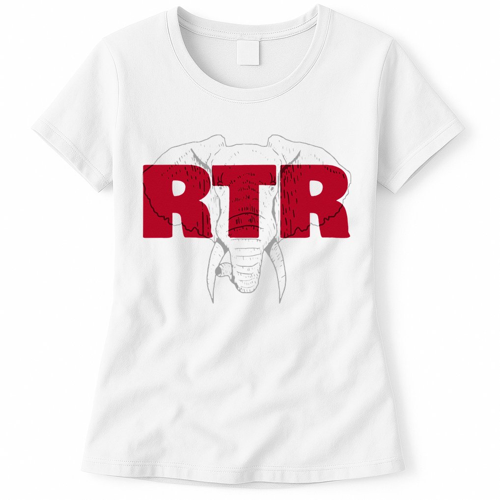 Alabama Football Athletics Elephant RTR Tailgate Womens T-Shirt