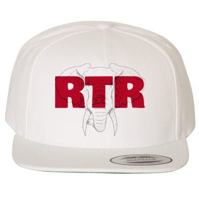 Alabama Football Athletics Elephant RTR Tailgate Wool Snapback Cap