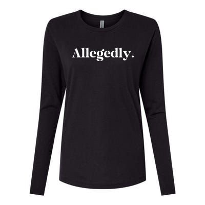 Allegedly Funny Attorney Womens Cotton Relaxed Long Sleeve T-Shirt