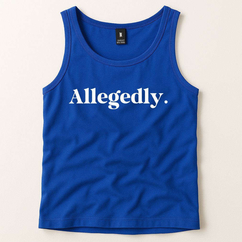 Allegedly Funny Attorney Tank Top