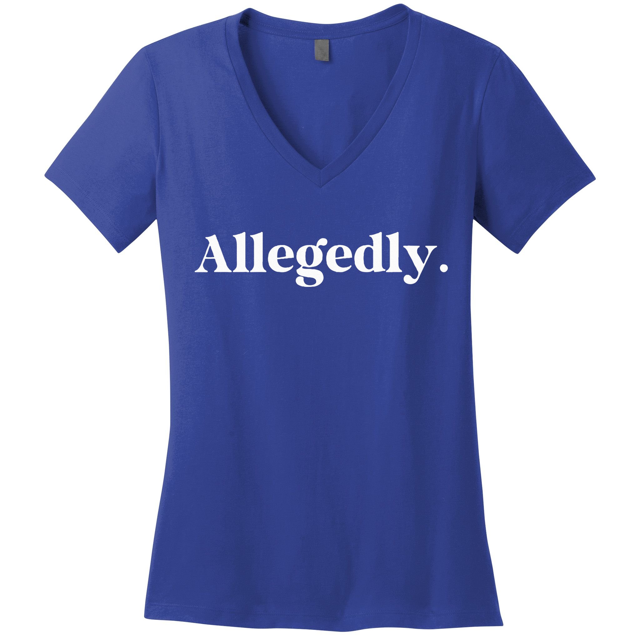 Allegedly Funny Attorney Women's V-Neck T-Shirt