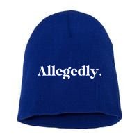 Allegedly Funny Attorney Short Acrylic Beanie