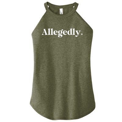 Allegedly Funny Attorney Women's Perfect Tri Rocker Tank