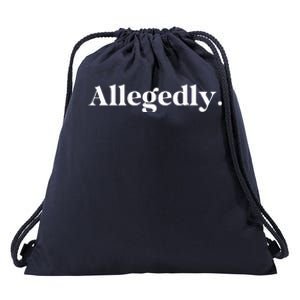 Allegedly Funny Attorney Drawstring Bag