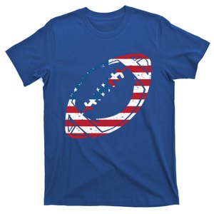 American Flag American Football Gift T-Shirt