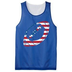 American Flag American Football Gift Mesh Reversible Basketball Jersey Tank