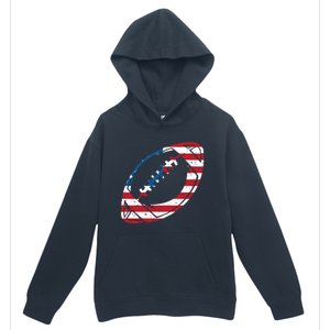 American Flag American Football Gift Urban Pullover Hoodie