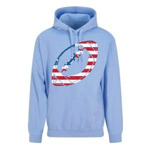 American Flag American Football Gift Unisex Surf Hoodie