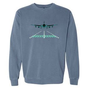 Aviation Flying Airplane Pilot Gift Flight Aircraft Pilot Cool Gift Garment-Dyed Sweatshirt