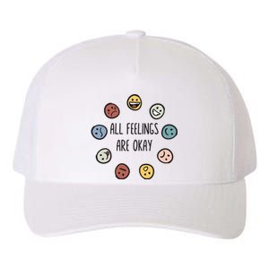 All Feelings Are Okay Tal Health Awareness Month Emotion Yupoong Adult 5-Panel Trucker Hat