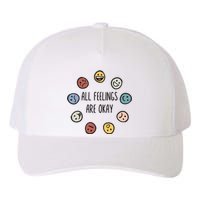 All Feelings Are Okay Tal Health Awareness Month Emotion Yupoong Adult 5-Panel Trucker Hat