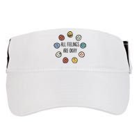 All Feelings Are Okay Tal Health Awareness Month Emotion Adult Drive Performance Visor