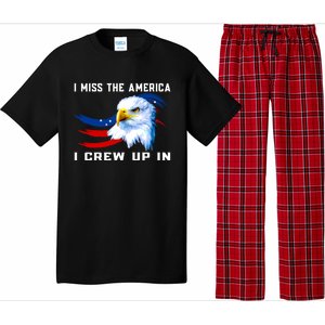 American Flag And Eagle I Miss The America I Grew Up In Gift Pajama Set