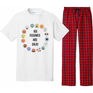 All Feelings Are Okay School Teacher Psychologist Counselor Pajama Set