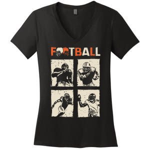 American Football Women's V-Neck T-Shirt