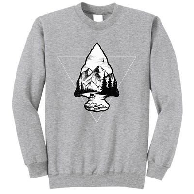 Arrowhead Fossil Arrow Tip Tall Sweatshirt