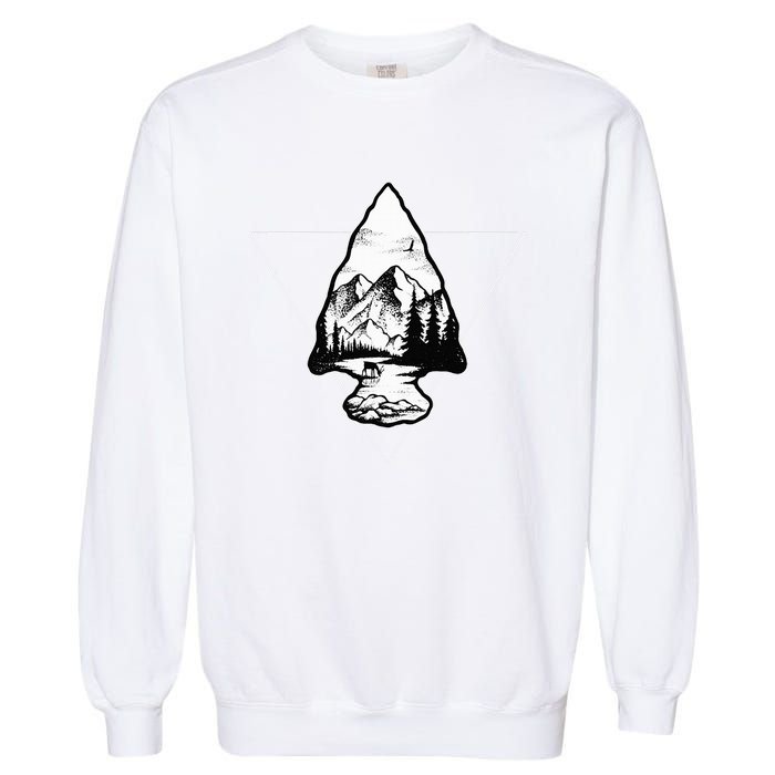 Arrowhead Fossil Arrow Tip Garment-Dyed Sweatshirt