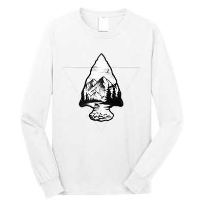 Arrowhead Fossil Arrow Tip Long Sleeve Shirt