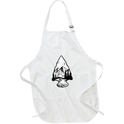 Arrowhead Fossil Arrow Tip Full-Length Apron With Pockets