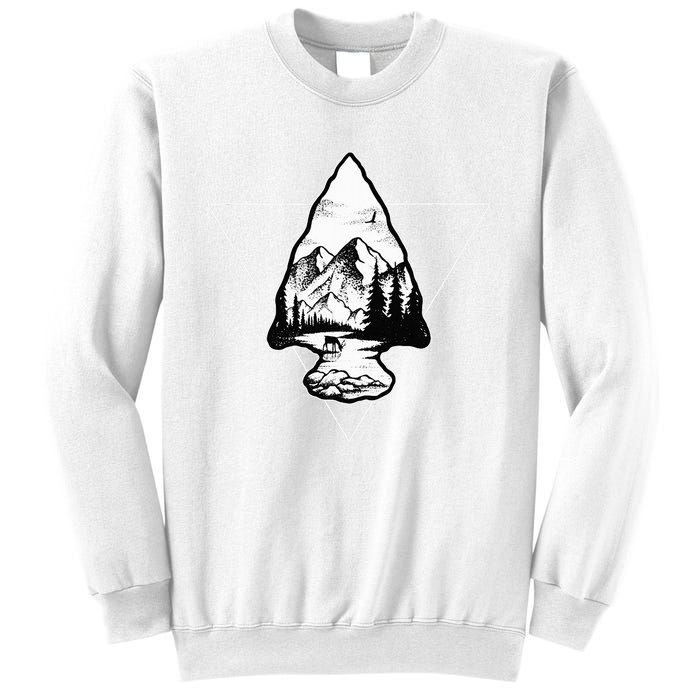 Arrowhead Fossil Arrow Tip Sweatshirt