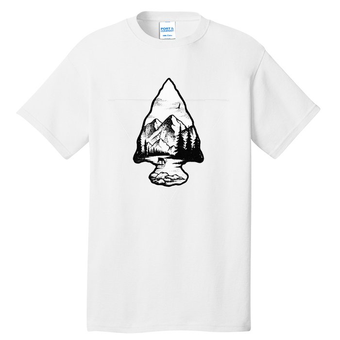 Arrowhead Fossil Arrow Tip Tall T-Shirt