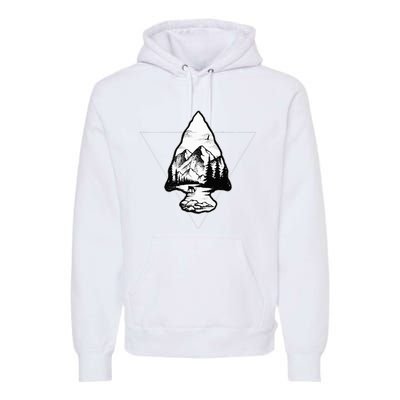 Arrowhead Fossil Arrow Tip Premium Hoodie