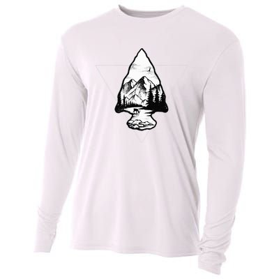 Arrowhead Fossil Arrow Tip Cooling Performance Long Sleeve Crew