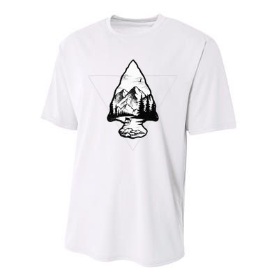 Arrowhead Fossil Arrow Tip Performance Sprint T-Shirt