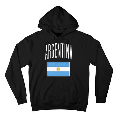 Argentina Flag Argentine Football Soccer Fan Hoodie