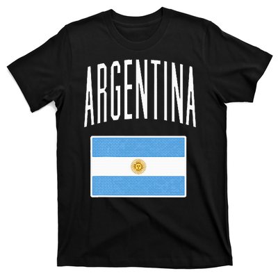 Argentina Flag Argentine Football Soccer Fan T-Shirt