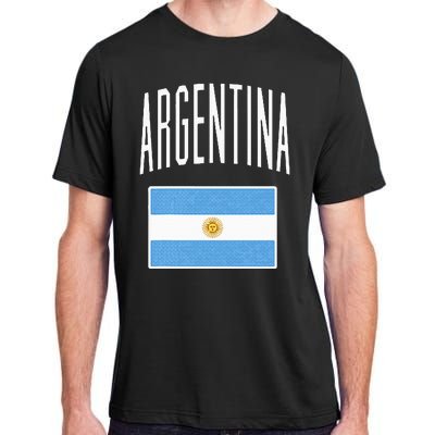 Argentina Flag Argentine Football Soccer Fan Adult ChromaSoft Performance T-Shirt