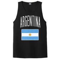 Argentina Flag Argentine Football Soccer Fan PosiCharge Competitor Tank