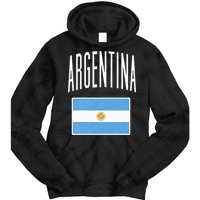 Argentina Flag Argentine Football Soccer Fan Tie Dye Hoodie