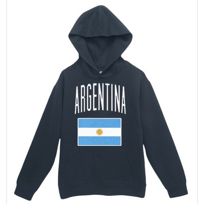 Argentina Flag Argentine Football Soccer Fan Urban Pullover Hoodie