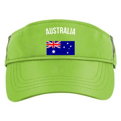 Australia Flag Australian Cute Gift Australia Hooded Great Gift Adult Drive Performance Visor