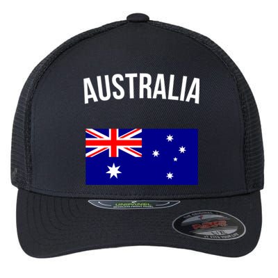 Australia Flag Australian Cute Gift Australia Hooded Great Gift Flexfit Unipanel Trucker Cap