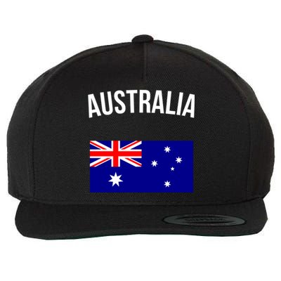 Australia Flag Australian Cute Gift Australia Hooded Great Gift Wool Snapback Cap