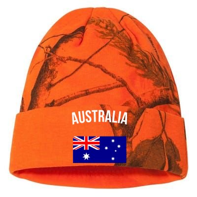 Australia Flag Australian Cute Gift Australia Hooded Great Gift Kati Licensed 12" Camo Beanie