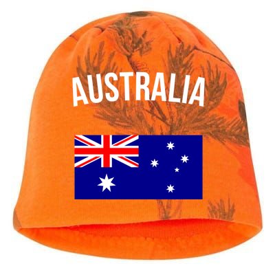 Australia Flag Australian Cute Gift Australia Hooded Great Gift Kati - Camo Knit Beanie