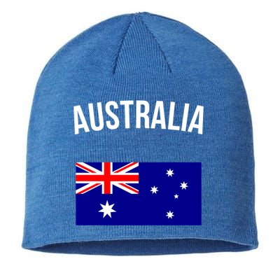 Australia Flag Australian Cute Gift Australia Hooded Great Gift Sustainable Beanie