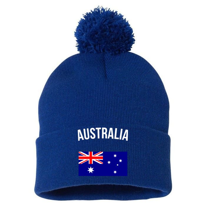 Australia Flag Australian Cute Gift Australia Hooded Great Gift Pom Pom 12in Knit Beanie