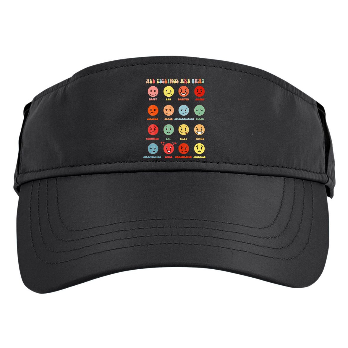 All Feeling Are Okay Mental Health Matters Adult Drive Performance Visor
