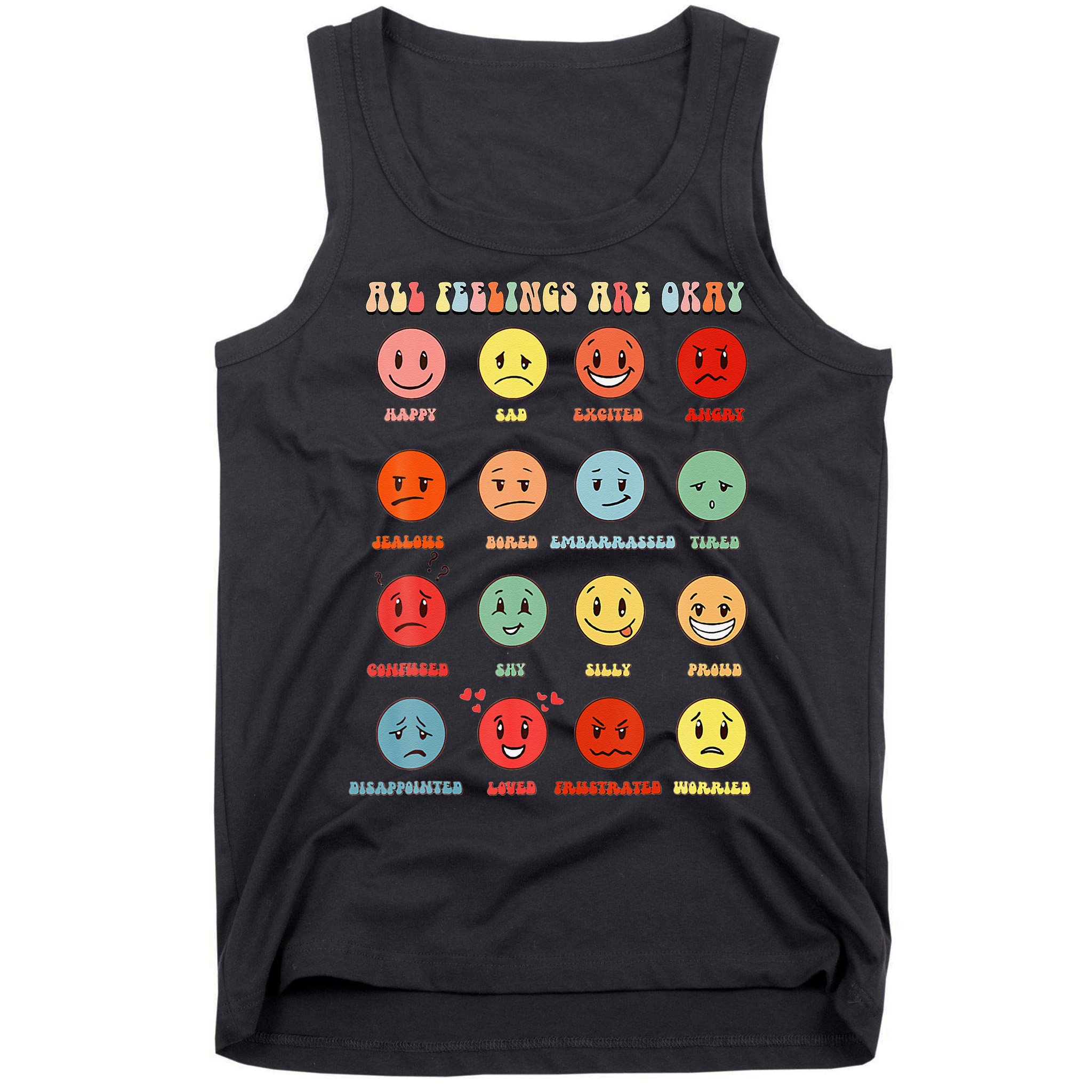 All Feeling Are Okay Mental Health Matters Tank Top