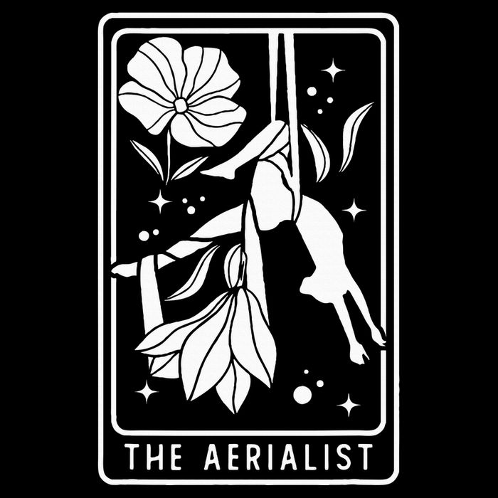 Aerialist Floral Acrobatics Dancer Aerial Silk Circus Sports Button